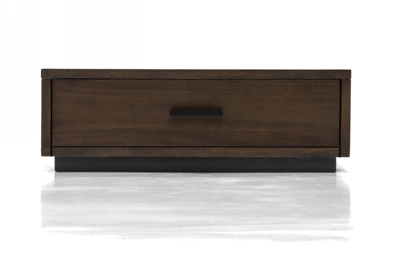 Nova Domus Fantasia - Contemporary Dark Walnut Nightstand
