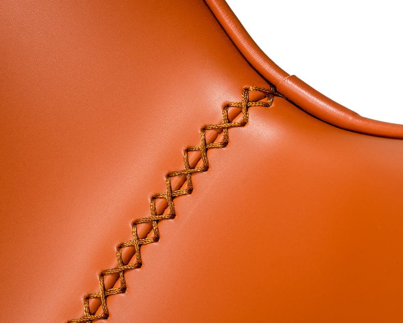 Modrest Holt - Modern Cognac Eco-Leather Dining Chair  (Set of 2)