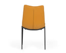 Modrest Hubbell - Industrial Tan Eco-Leather Dining Chair (Set of 2)