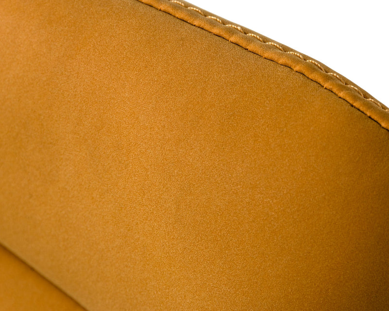 Modrest Hubbell - Industrial Tan Eco-Leather Dining Chair (Set of 2)