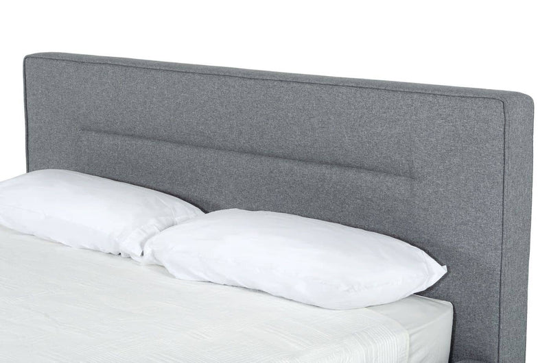 Nova Domus Juliana - Eastern King Italian Modern Dark Grey Upholstered Bed