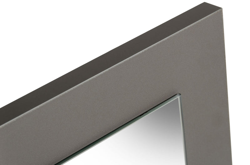 Nova Domus Lucia - Italian Modern Elm and Matte Grey Mirror