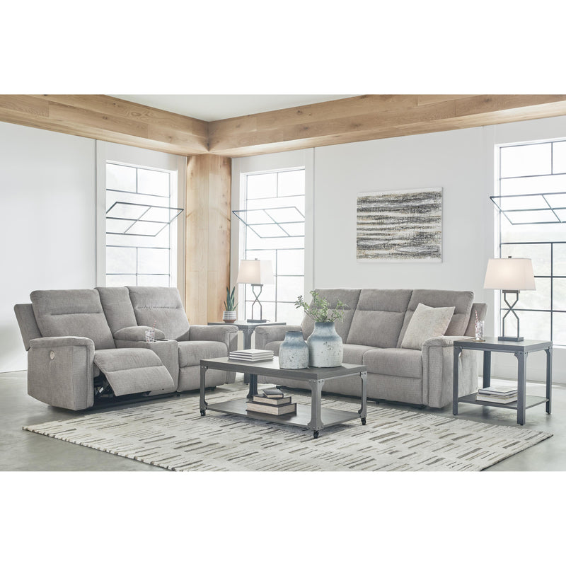 Signature Design by Ashley Barnsana Power Reclining Fabric Loveseat with Console 3320196 IMAGE 13