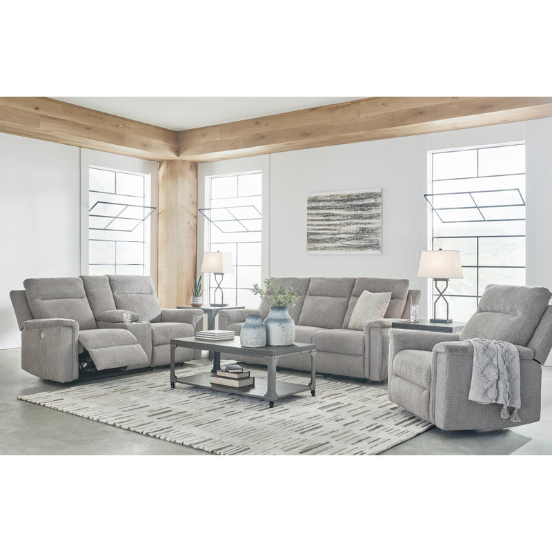 Signature Design by Ashley Barnsana Power Reclining Fabric Loveseat with Console 3320196 IMAGE 15