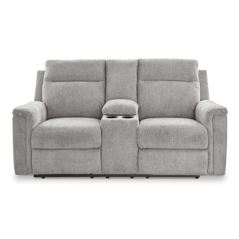 Signature Design by Ashley Barnsana Power Reclining Fabric Loveseat with Console 3320196 IMAGE 3