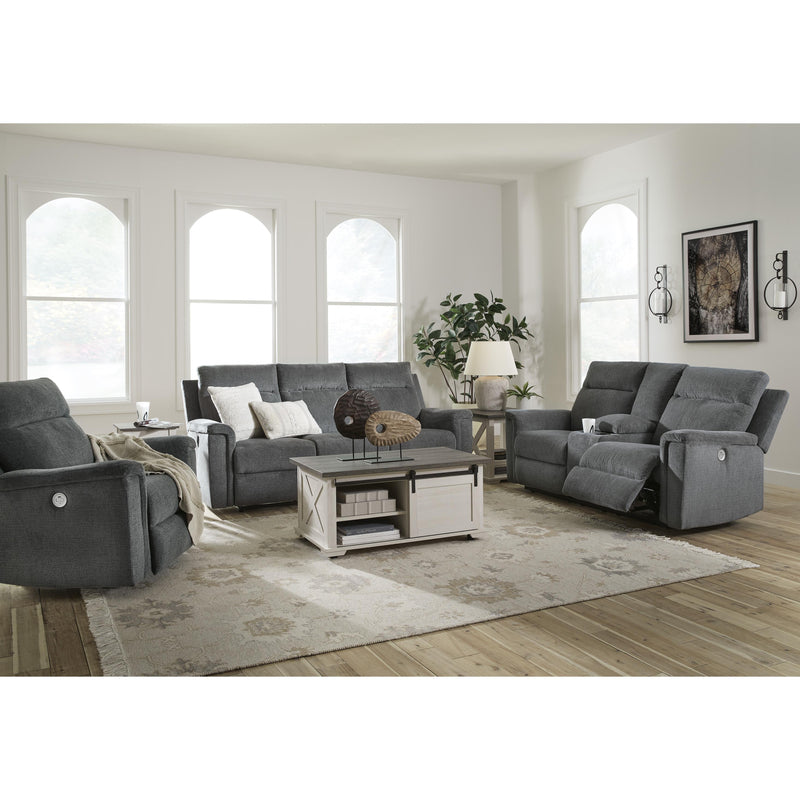 Signature Design by Ashley Barnsana Power Reclining Fabric Loveseat with Console 3320296 IMAGE 16