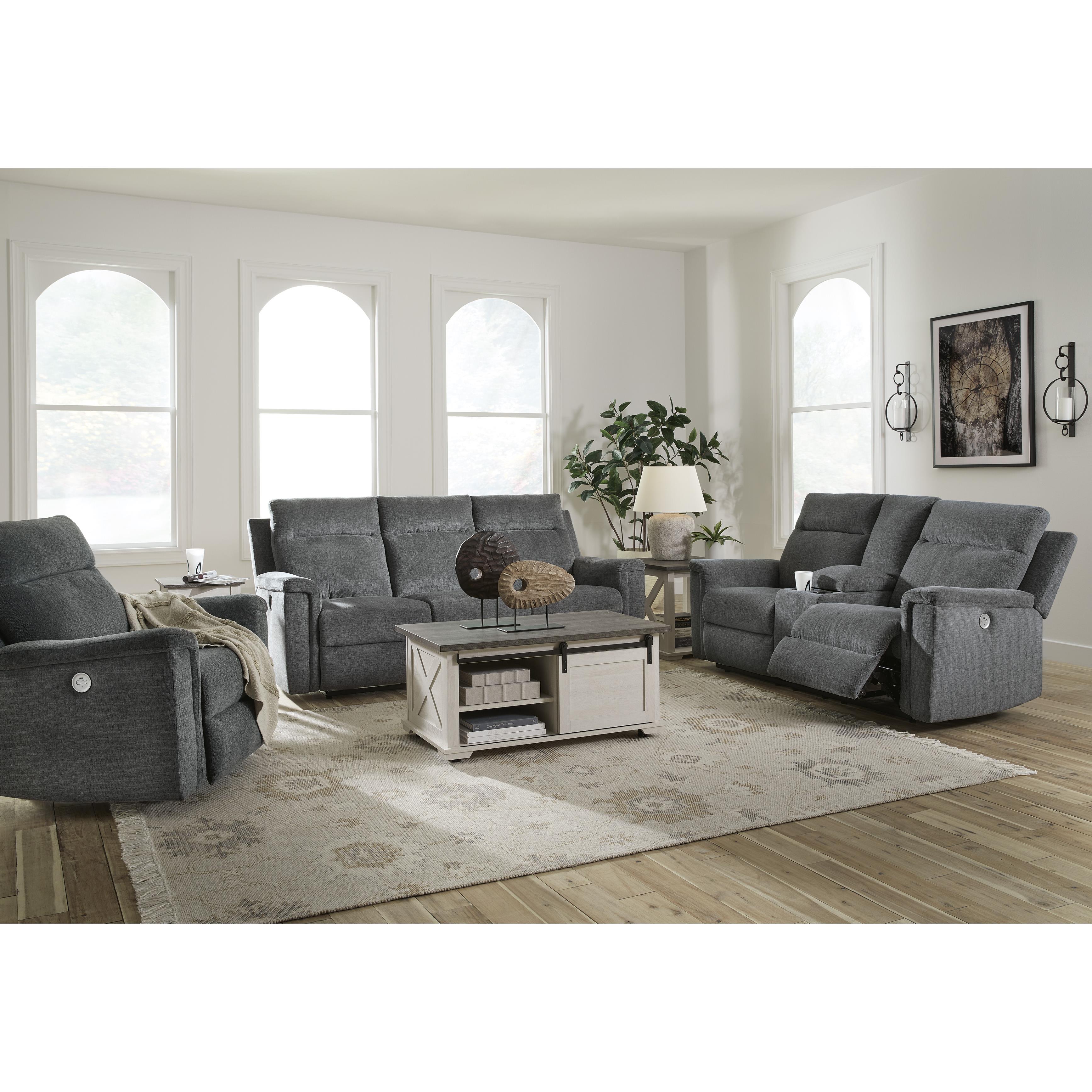 Signature Design by Ashley Barnsana Power Rocker Fabric Recliner 3320298 IMAGE 11