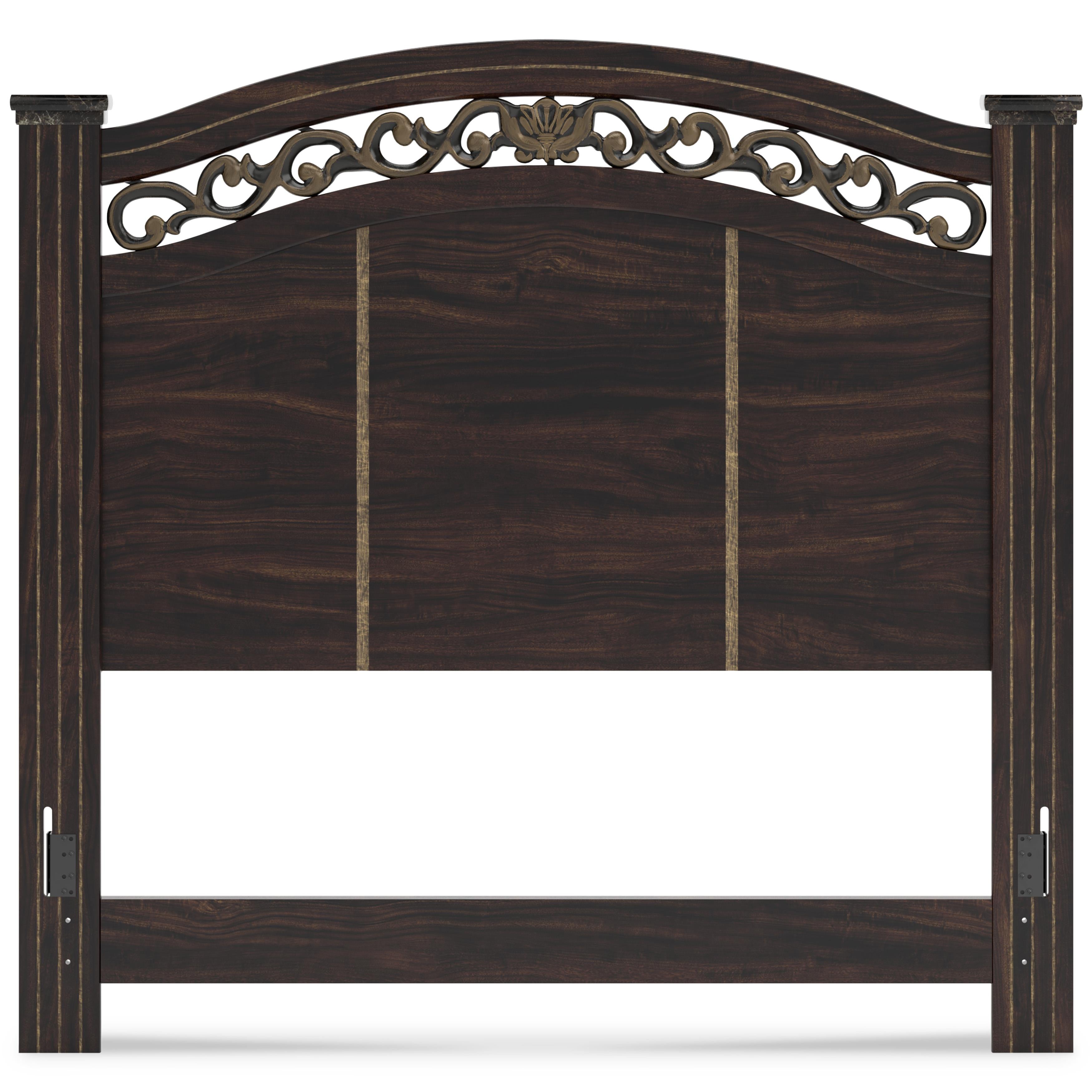 Signature Design by Ashley Glosmount B1055-67 Queen Poster Headboard IMAGE 2