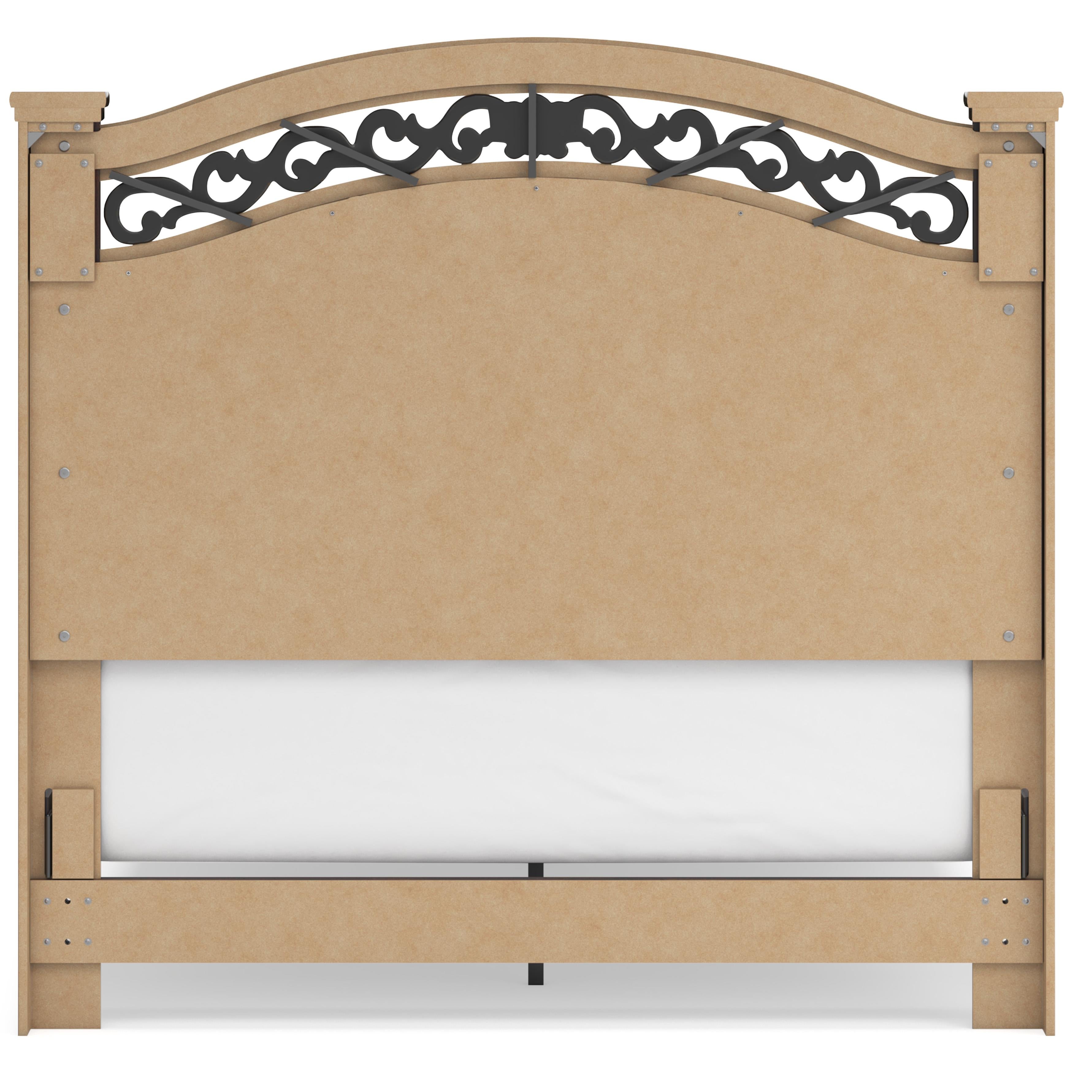 Signature Design by Ashley Glosmount B1055-67 Queen Poster Headboard IMAGE 3