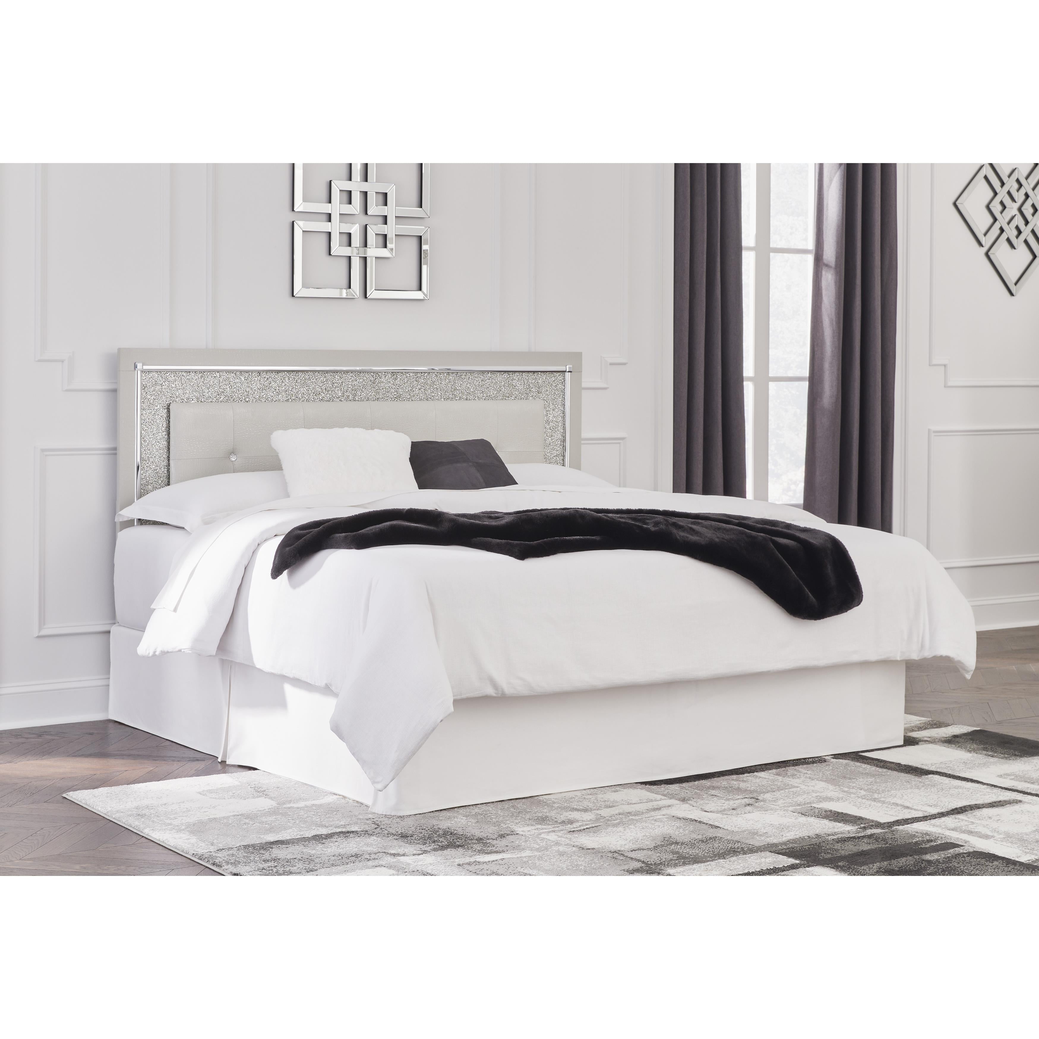 Signature Design by Ashley Zyniden B2114-58 King Upholstered Panel Headboard IMAGE 6