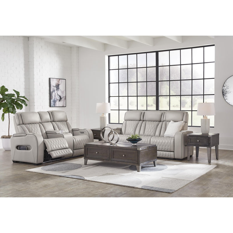 Signature Design by Ashley Boyington Power Reclining Leather Match Sofa U2710515 IMAGE 15