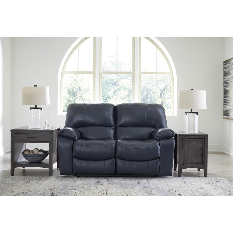 Signature Design by Ashley Leesworth Power Reclining Leather Match Loveseat U4380974 IMAGE 6