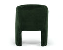 Modrest Danube - Modern Jade Green Fabric Dining Chair