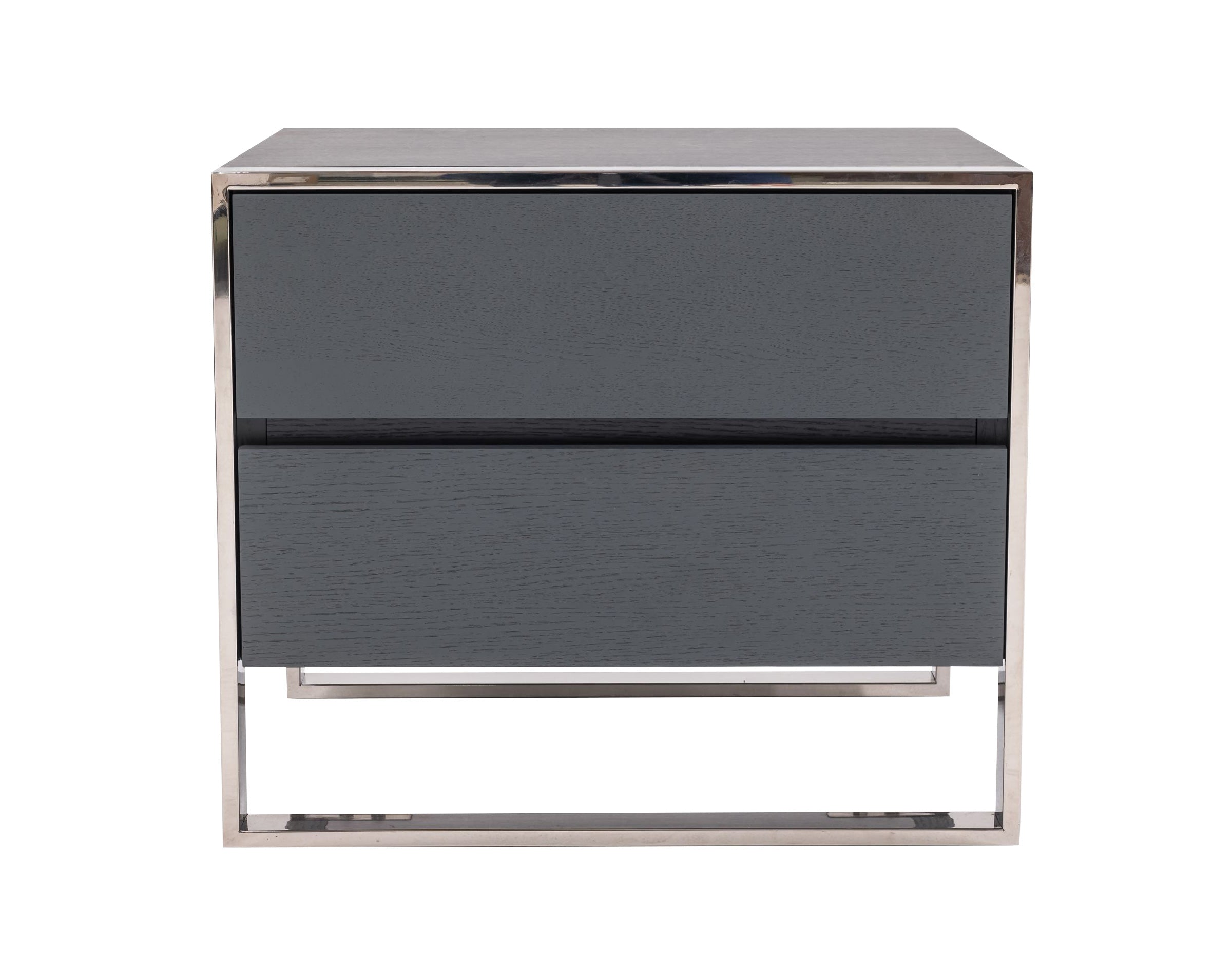 Modrest Jolene - Modern Grey Nightstand