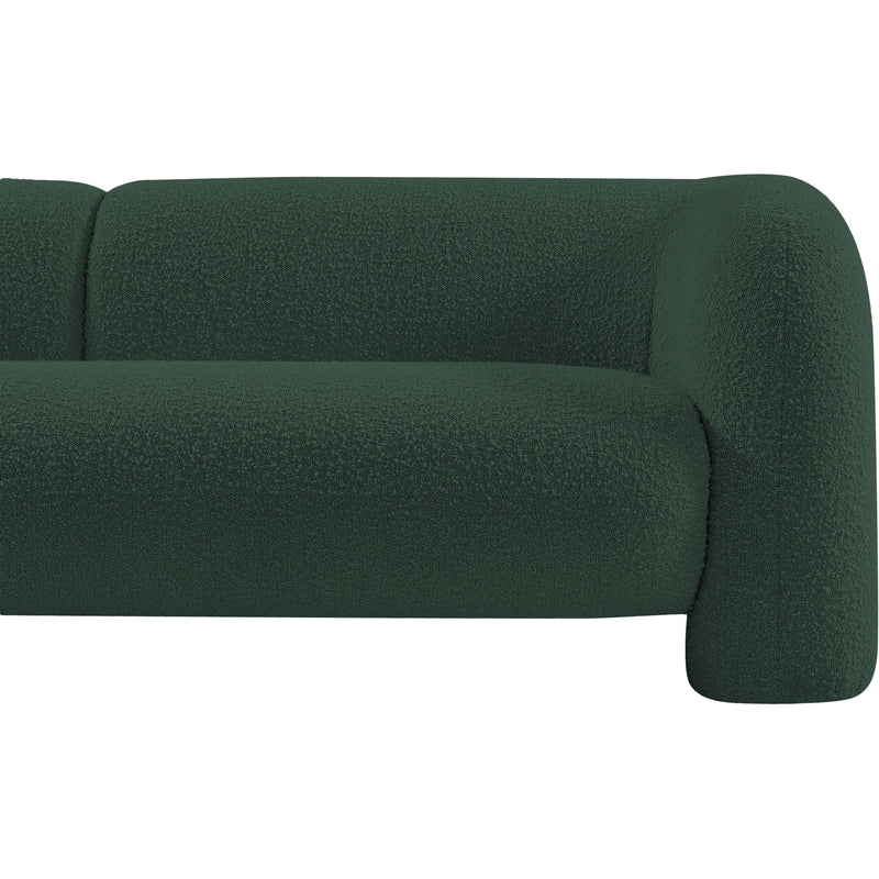 Meridian Emory Green Boucle Fabric Loveseat IMAGE 10