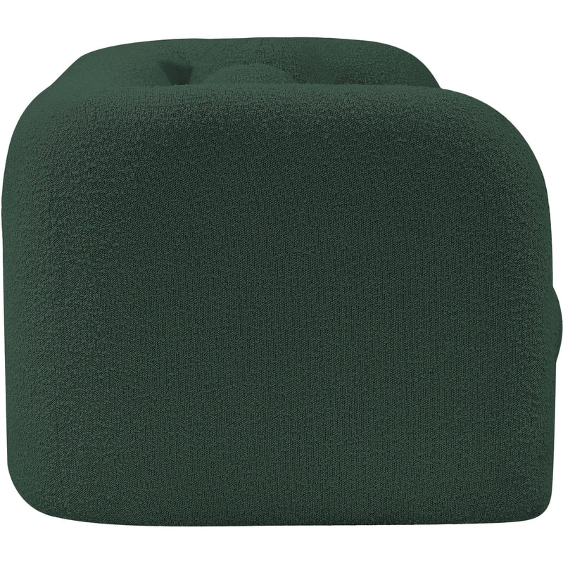 Meridian Emory Green Boucle Fabric Loveseat IMAGE 6