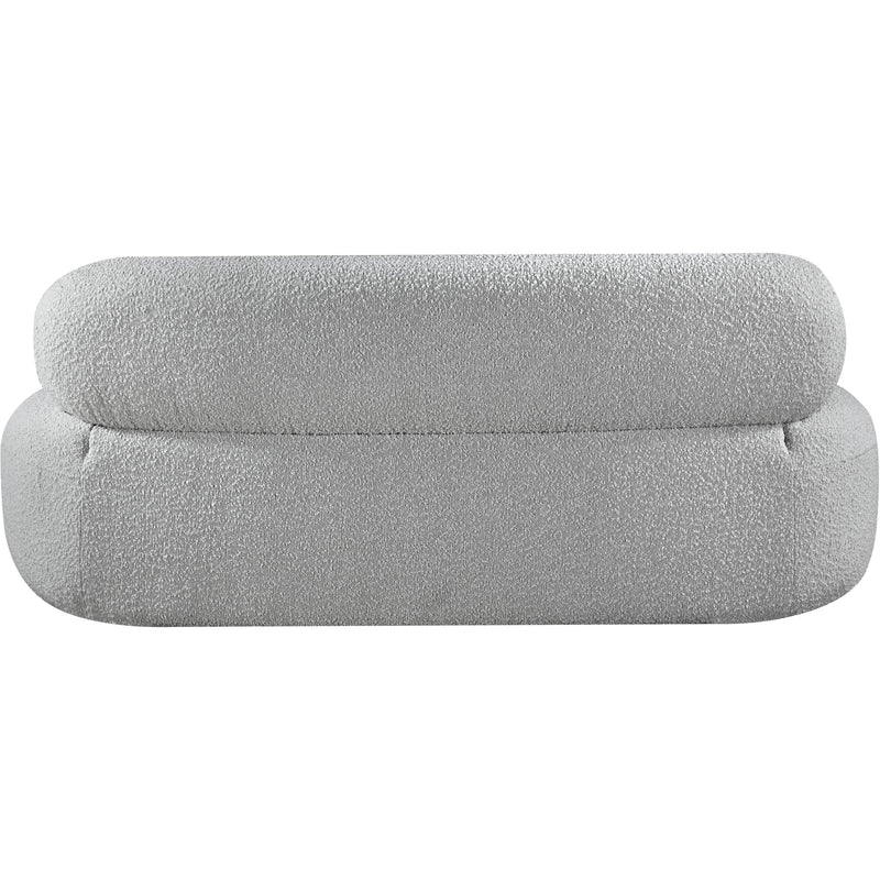 Meridian Venti Grey Boucle Fabric Loveseat IMAGE 3