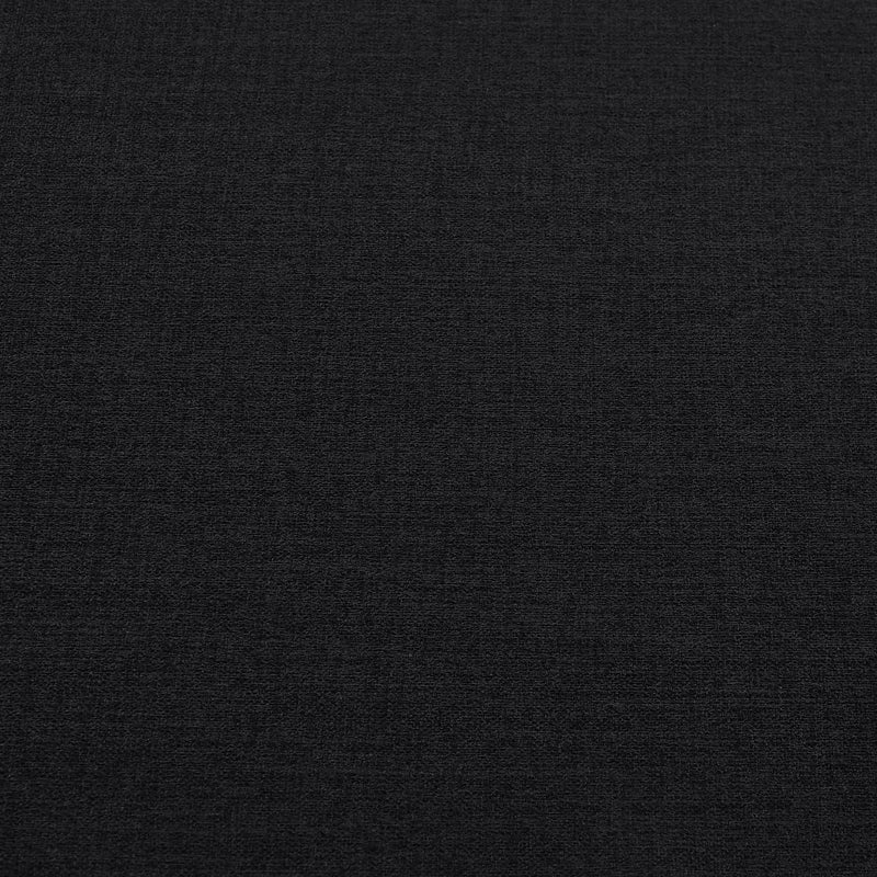 Meridian Kimora Black Linen Textured Fabric Loveseat IMAGE 11