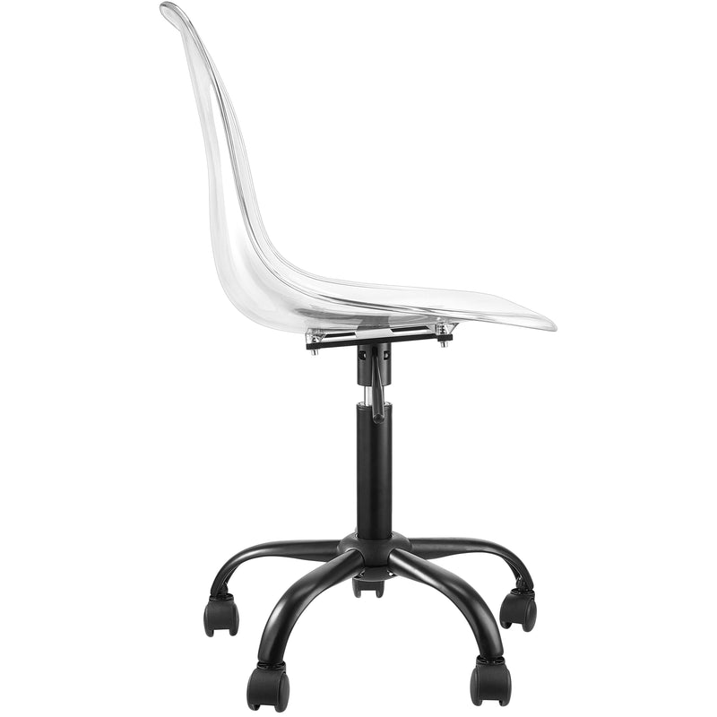 Meridian Clarion Matte Black Office Chair IMAGE 5