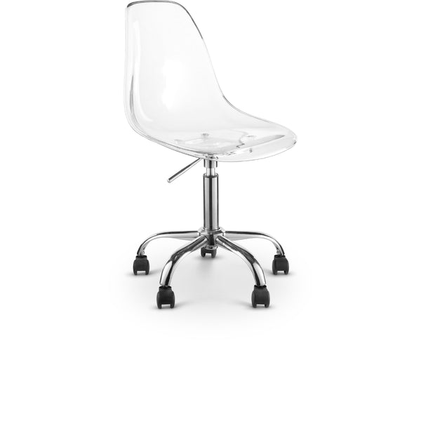 Meridian Clarion Chrome Office Chair IMAGE 1
