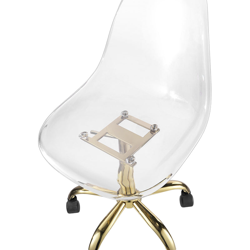 Meridian Clarion Gold Office Chair IMAGE 6