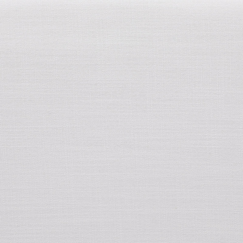 Meridian Comfy White Linen Textured Fabric Modular Sofa IMAGE 8