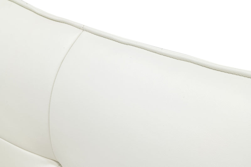 Modrest Patrick - Modern White Leather Bed