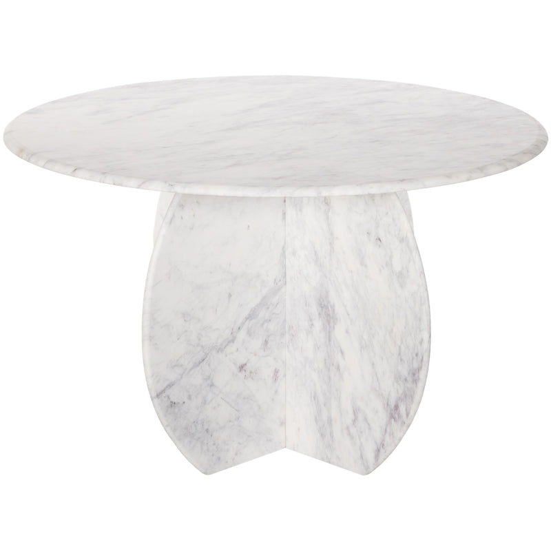 Meridian Formentera White Dining Table IMAGE 11