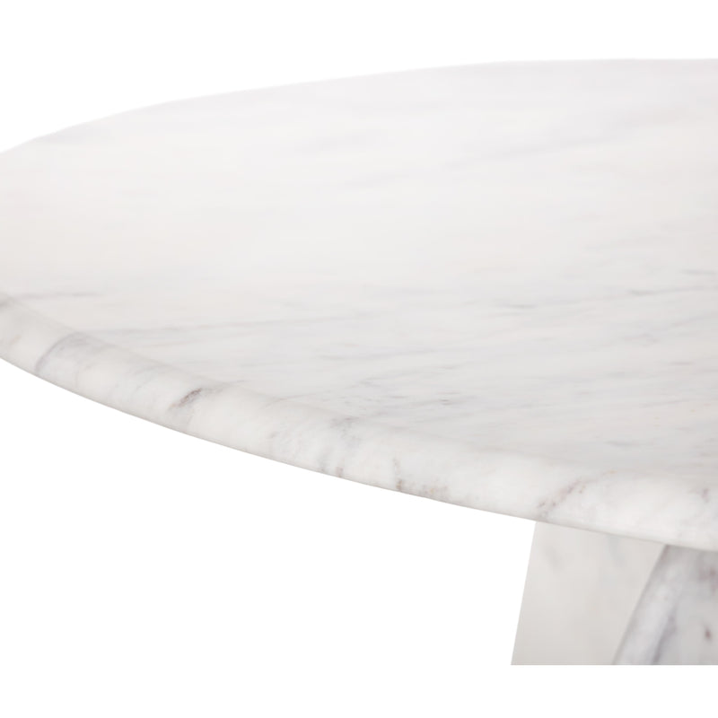 Meridian Formentera White Dining Table IMAGE 9