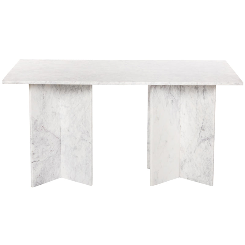 Meridian Verona White Dining Table (3 Boxes) IMAGE 2