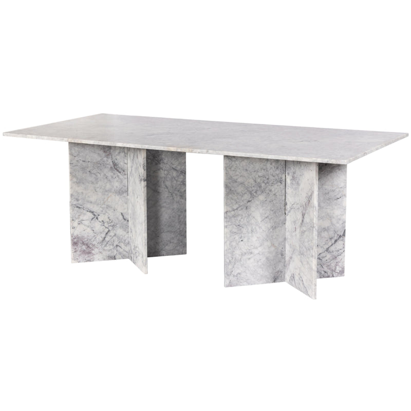 Meridian Verona White Dining Table (3 Boxes) IMAGE 8