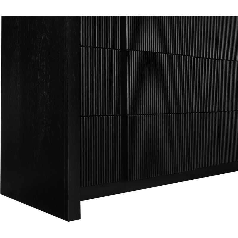 Diamond Modern Furniture Meridian Fluted Dresser 314Black-D IMAGE 10