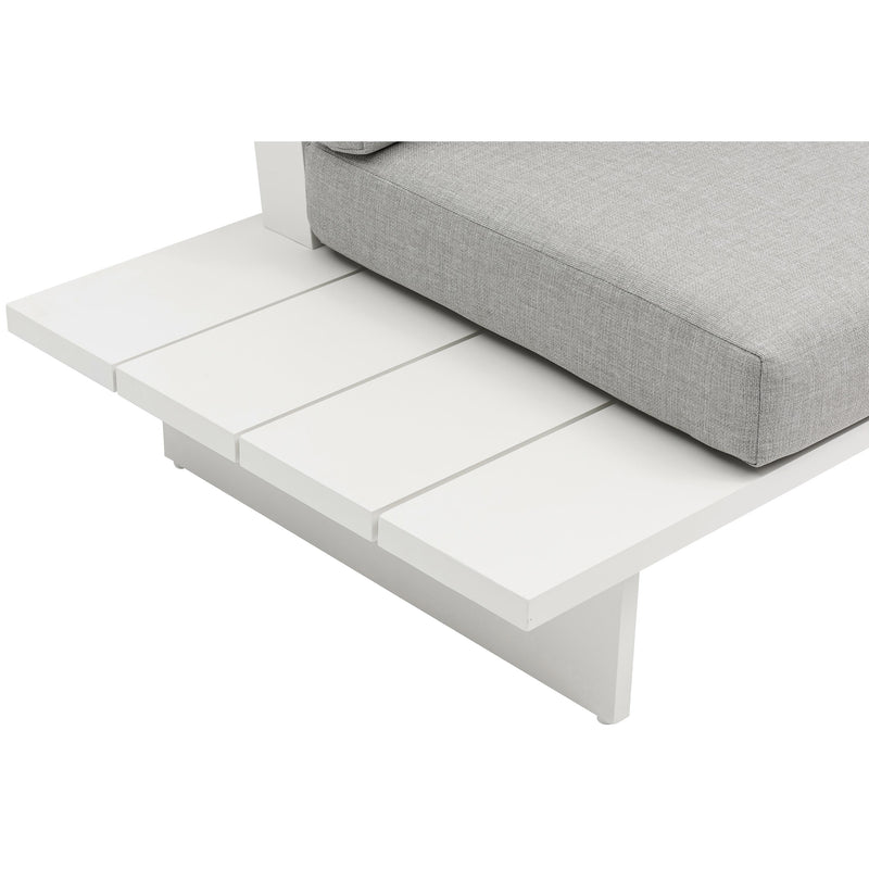 Meridian Maldives Grey Water Resistant Fabric Outdoor Patio Modular Sectional IMAGE 7