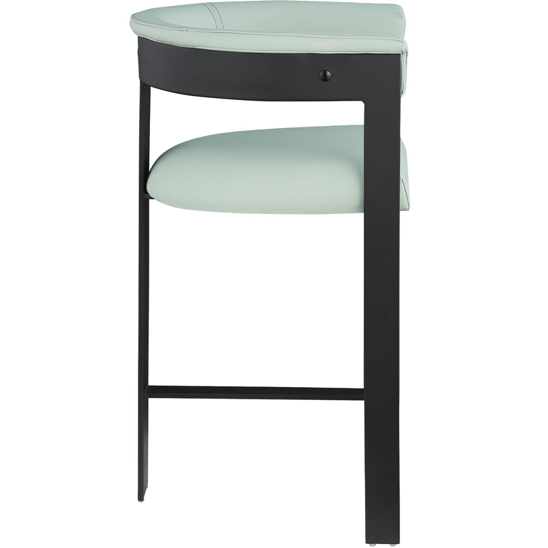 Meridian Romeo Mint Green Vegan Leather Counter Stool IMAGE 6