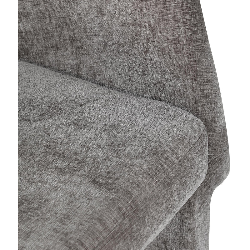 Meridian Emmet Grey Chenille Fabric Dining Chair / Accent Chair IMAGE 7