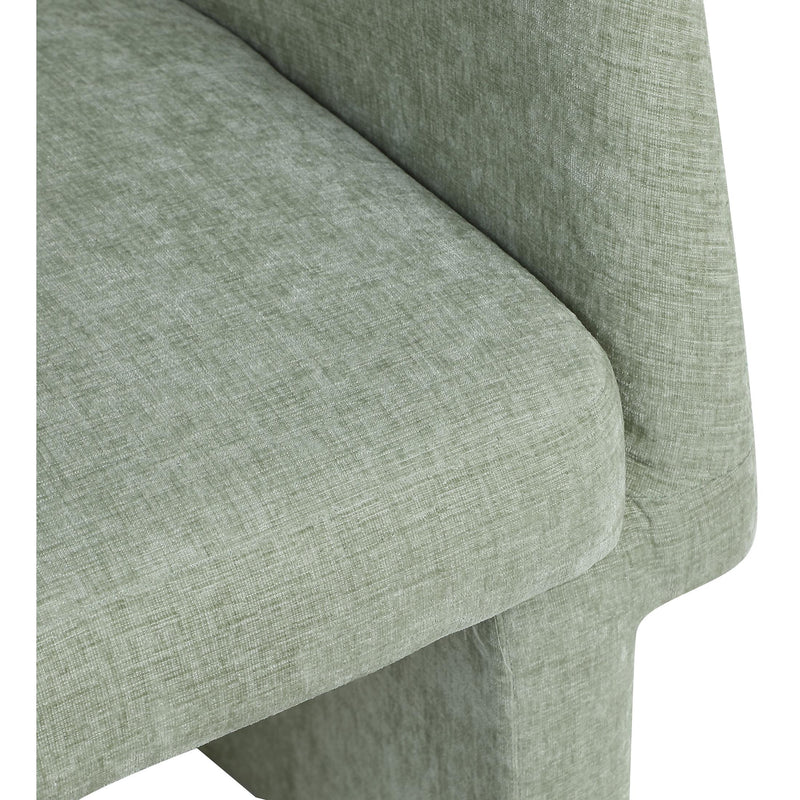 Meridian Emmet Mint Chenille Fabric Dining Chair / Accent Chair IMAGE 7