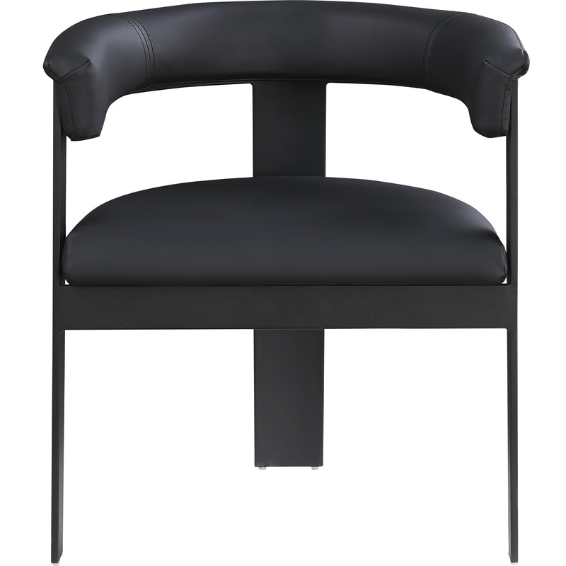 Meridian Romeo Black Vegan Leather Dining Chair IMAGE 5