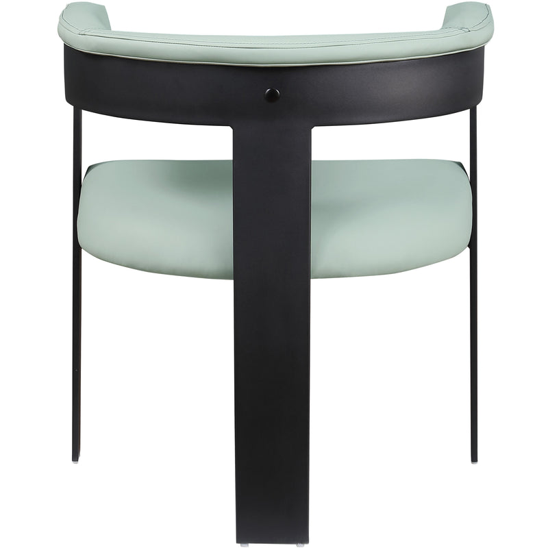 Meridian Romeo Mint Green Vegan Leather Dining Chair IMAGE 3