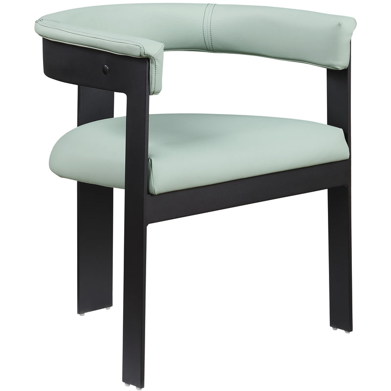 Meridian Romeo Mint Green Vegan Leather Dining Chair IMAGE 4