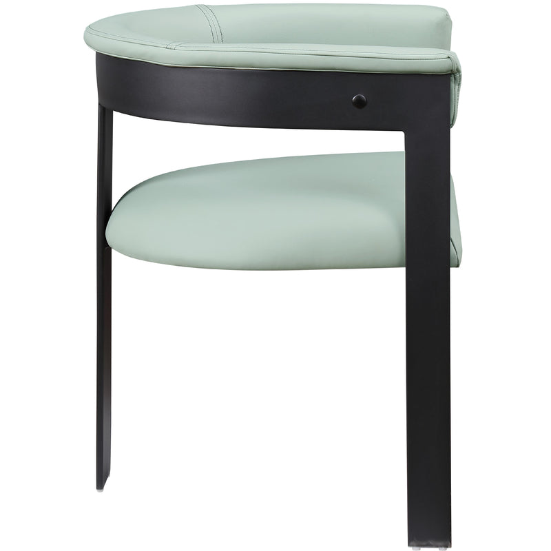 Meridian Romeo Mint Green Vegan Leather Dining Chair IMAGE 6