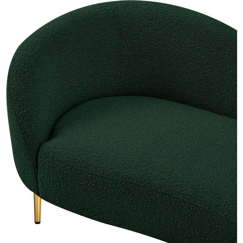 Diamond Modern Furniture Meridian Ritz Stationary Fabric Loveseat 477Green-L IMAGE 10