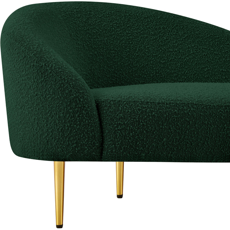 Diamond Modern Furniture Meridian Ritz Stationary Fabric Loveseat 477Green-L IMAGE 12