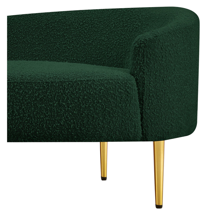 Diamond Modern Furniture Meridian Ritz Stationary Fabric Loveseat 477Green-L IMAGE 13