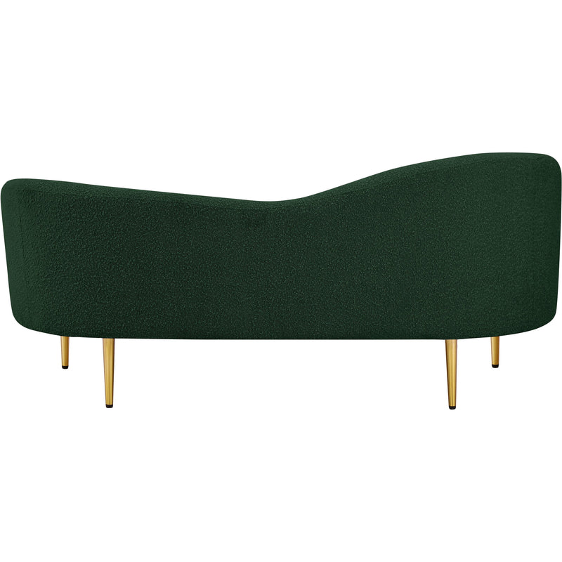 Diamond Modern Furniture Meridian Ritz Stationary Fabric Loveseat 477Green-L IMAGE 3