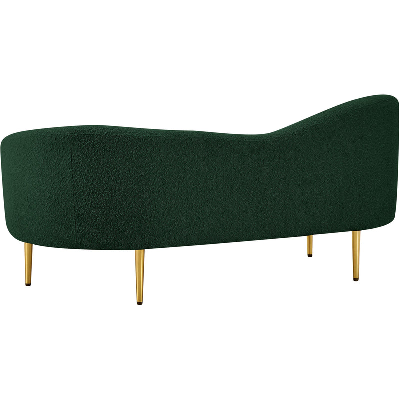 Diamond Modern Furniture Meridian Ritz Stationary Fabric Loveseat 477Green-L IMAGE 6