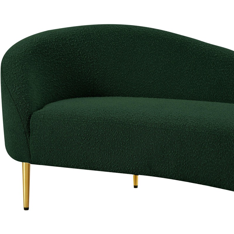 Diamond Modern Furniture Meridian Ritz Stationary Fabric Loveseat 477Green-L IMAGE 9