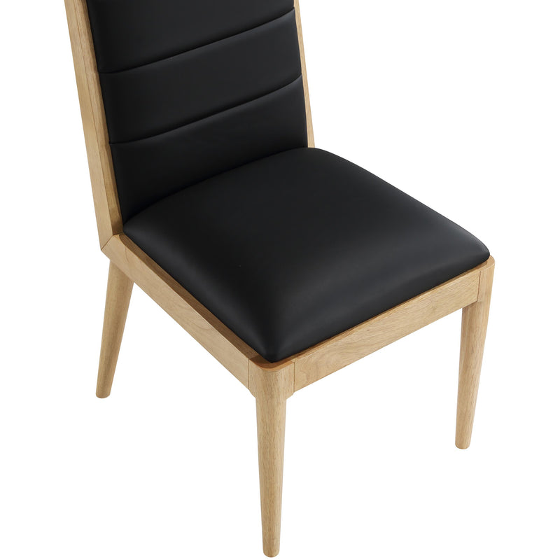 Meridian Bristol Black Vegan Leather Dining Chair IMAGE 7