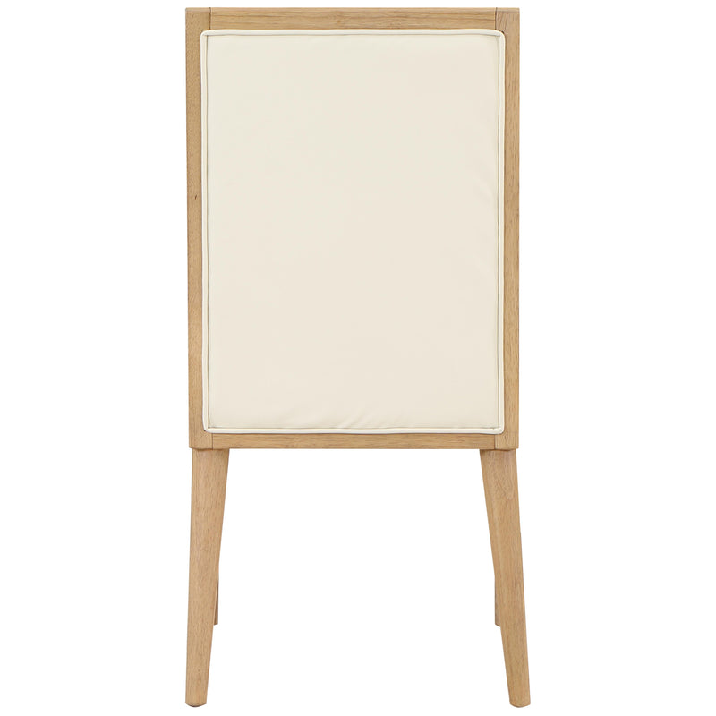 Meridian Bristol Cream Vegan Leather Dining Chair IMAGE 2