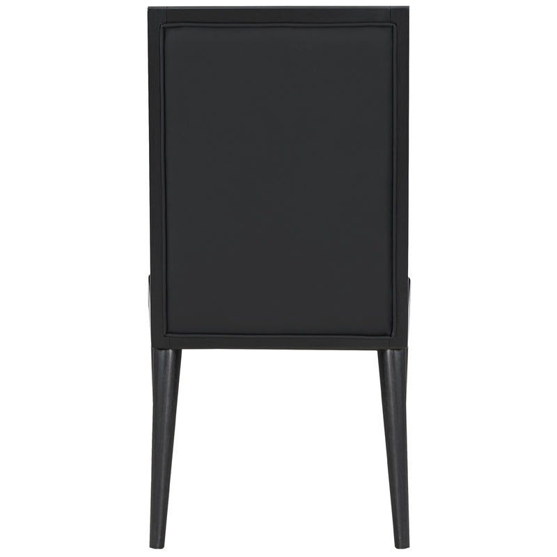 Meridian Bristol Black Vegan Leather Dining Chair IMAGE 2