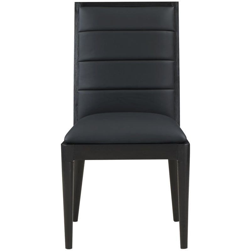 Meridian Bristol Black Vegan Leather Dining Chair IMAGE 4